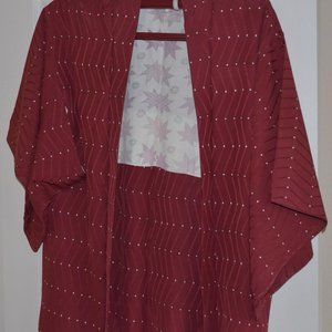 Vintage Handmade Haori Silk Jacket Imported from Kyoto Japan